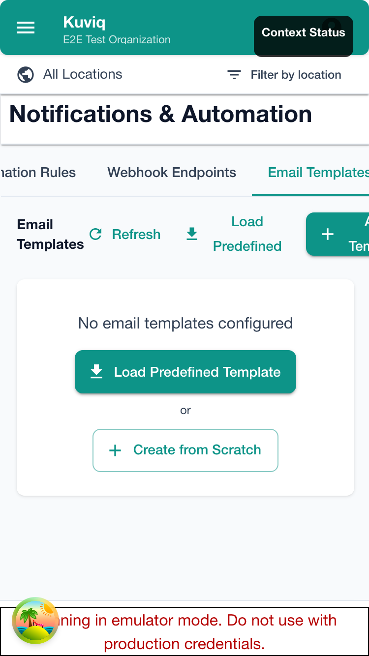Email templates on mobile