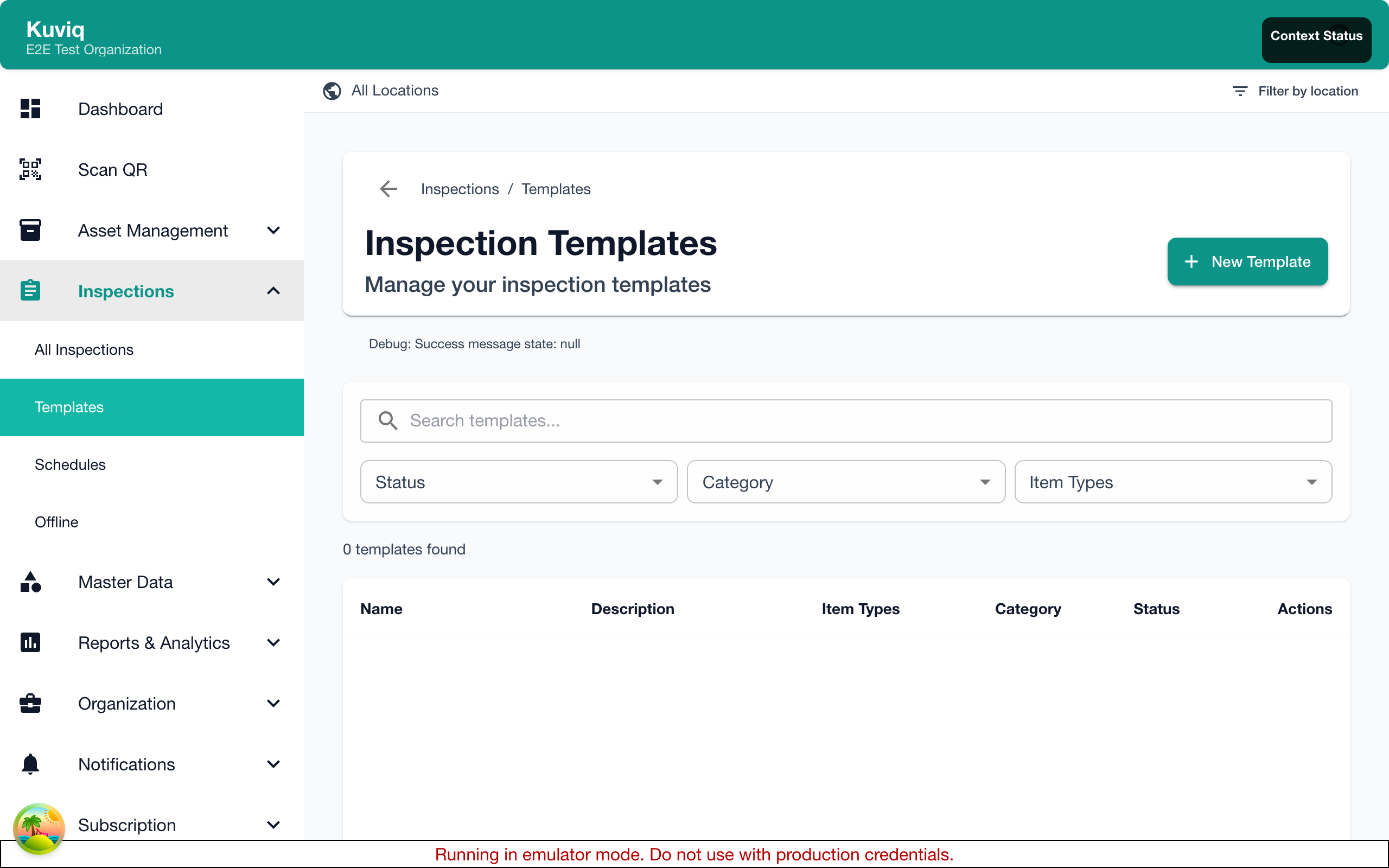 Templates List